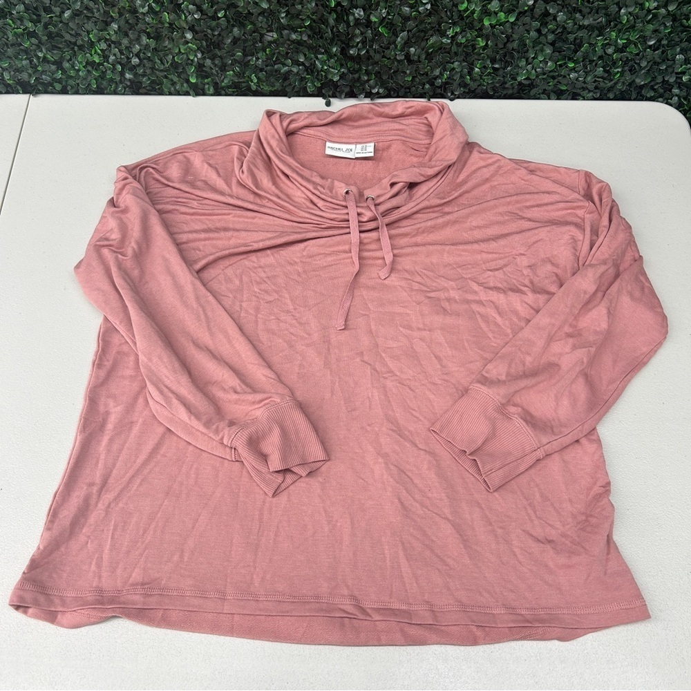 Rachel Zoe Pink Cowl Neck Tunic - Size XL!